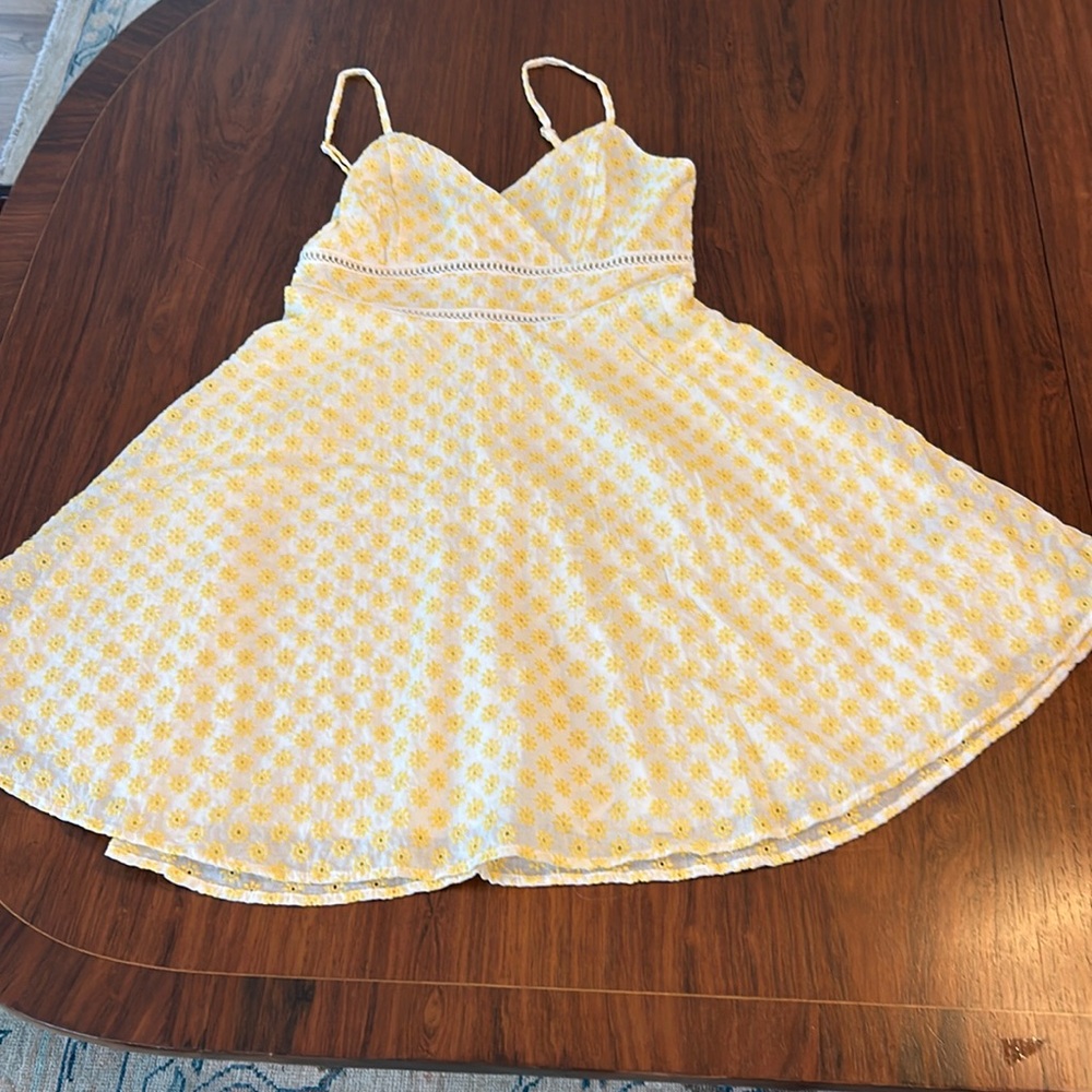 Spaghetti Strap Eyelet Dress